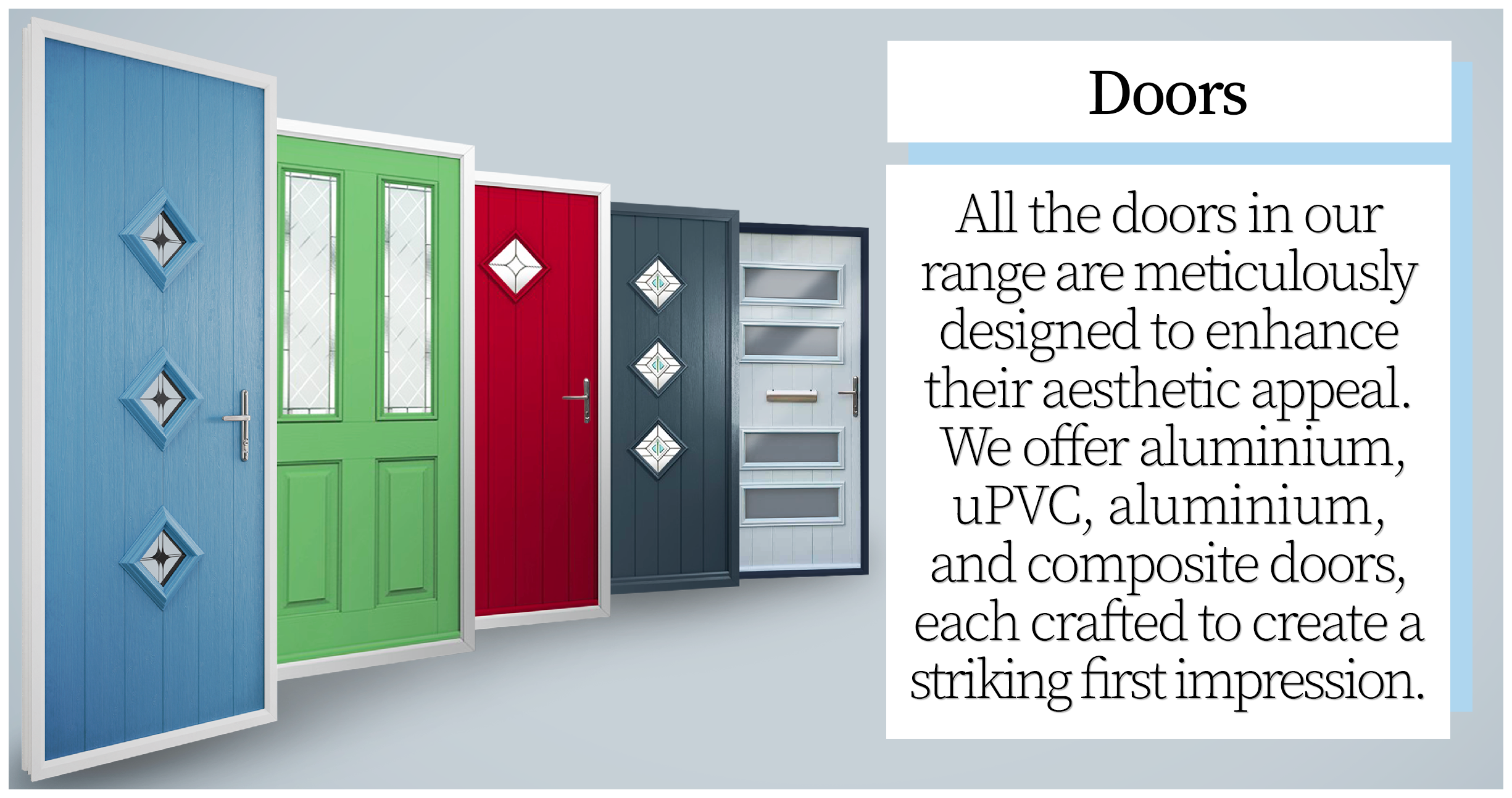 Click to view our door ranges